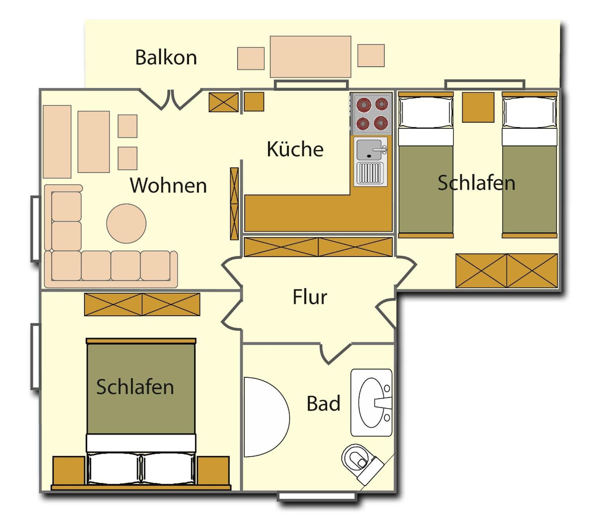 内森尔旺Haus Edelsbergblick公寓 外观 照片